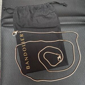 Bandolier 56” gold-tone snake chain